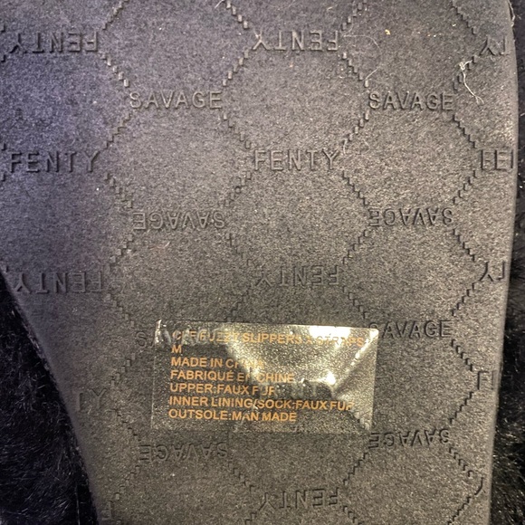 New never worn. FENTY slippers. - Picture 3 of 4